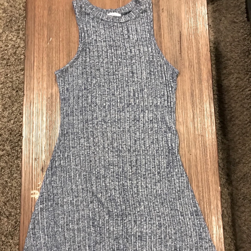 Blue mini dress